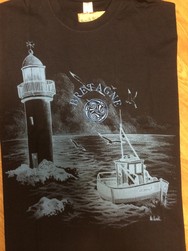 Tee shirt phare + bateau