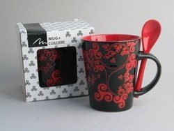 MUG TRISKELL ROUGE & NOIR