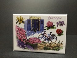 Magnet vélo + fleurs